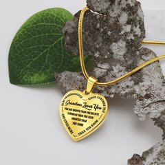 Grandma Loves You - Heart Necklace