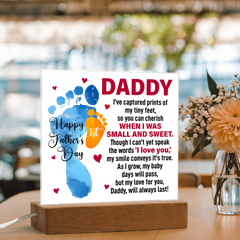 When I Was Small and Sweet - Acrylic Square