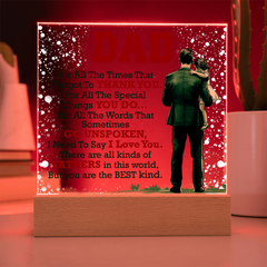 Thank You Dad - Acrylic Square